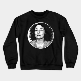 Joan Crawford - Mommie Dearest // Lines Drawing Artwork Crewneck Sweatshirt